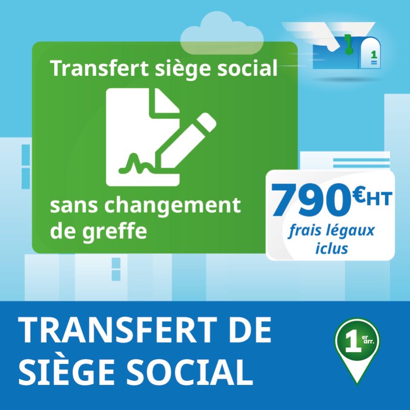 Transfert du siège social sans changement de greffe- Domiciliation Marseille 1er - Domiciliation d'entreprise